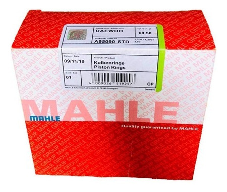  Juego De Anillos Std Mahle Chevrolet Spark 2006 2007 2008