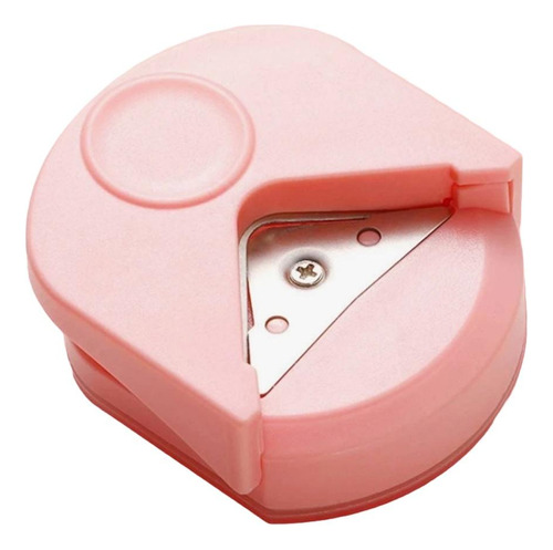 Mini Canteadeira Portátil Para Papel Raio De 5mm Rosa