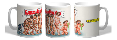 Taza Evolución - Basuritas - Retro - Humor - De Plástico