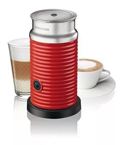 Espumador de Leche Nespresso, Aeroccino 3, Color Rojo 