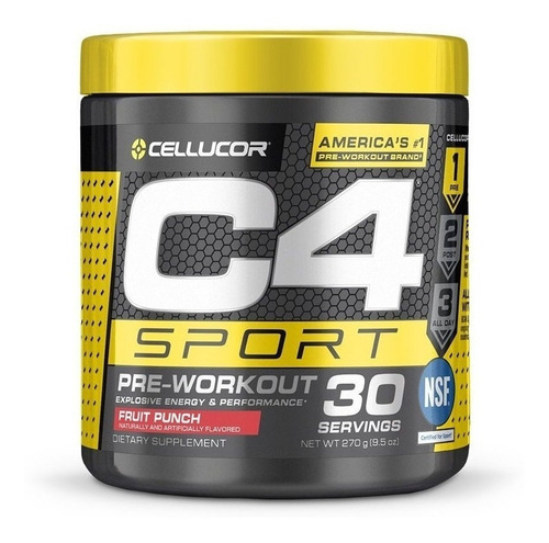 Imagen 1 de 2 de Pre-entreno C4 Sport