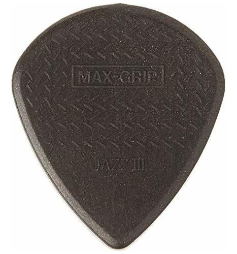 Dunlop 471p3c Max Grip Jazz Iii Puas De Guitarra De Fibra