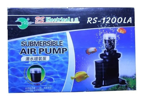Imagen 2 de 6 de Bomba Aireador Sumergible Rs 1200 La Luz Led 8w Acuarios