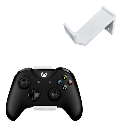 Suporte Para 1 Controle De Parede Gamer Ps4 Ps5 Xbox Ps3 Cor Branco