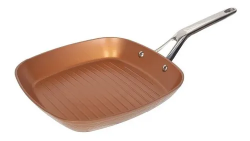 Sarten Asador Origen 28cm Aluminio Forjado Sg-6318 Bergner