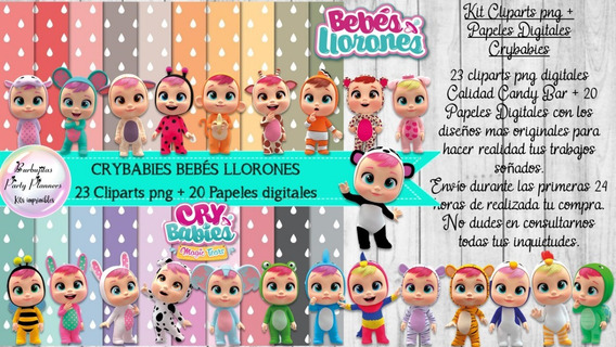 Crybabies Bebes Llorones Imagenes Png Y Papeles Lagrimas Mercado Libre