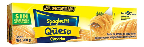 Pasta La Moderna Spaghetti Con Queso 200g