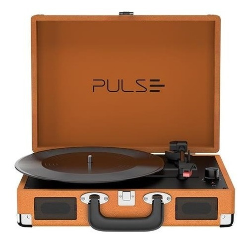 Vitrola Toca Discos Pulse Retrô Berry Suitcase Turntable