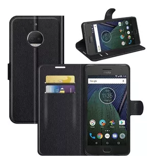 Capa Carteira Para Moto G5s Plus Flip Couro Capinha Motorola