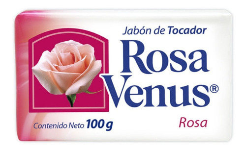 Jabón De Tocador Rosa Venus Rosa Caja C/60 Pzs De 100gr