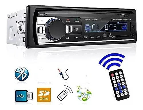 Reproductor De Carro Bluetooth Mp3 Player Con Control Remoto