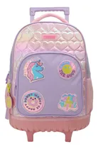 Comprar Mochila Trendy Carro Escolar Niñas 18 Pul Unicornio Llavero