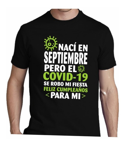 Remera Cumpleaños Aniversario Regalo Con Tu Fecha Algodon