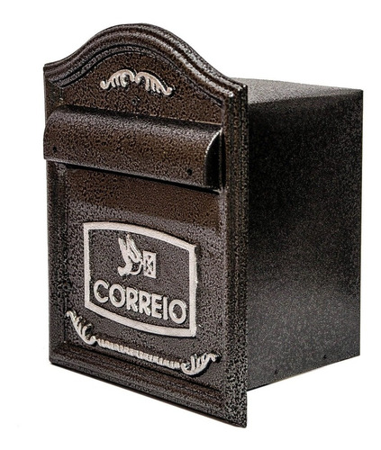 Caixa De Correio / Correspondência Luxo Colonial P/ Parede Muro Ou Portão (medida Frontal 28x22 Cm)