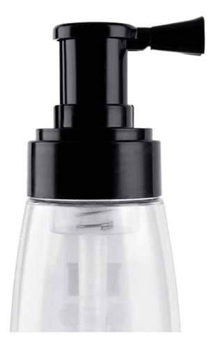 . Para Botella Rociadora De Polvo Rellenable Con Bomba Tapa