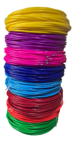 Aros Hula Hula Tamaño Grande Color Rojo 50 Piezas