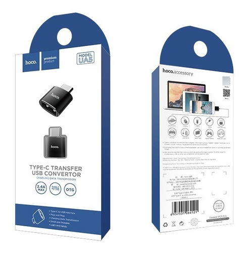 Imagem 3 de 6 de Adaptador Hoco Usb Type C Para Usb - Para Macbooks Pro