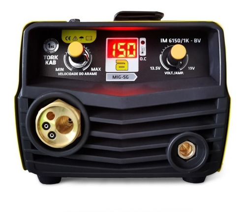 Imagem 9 de 10 de Maquina Solda Inversora Mig Sem Gas Kab 150 Mig Euroconector
