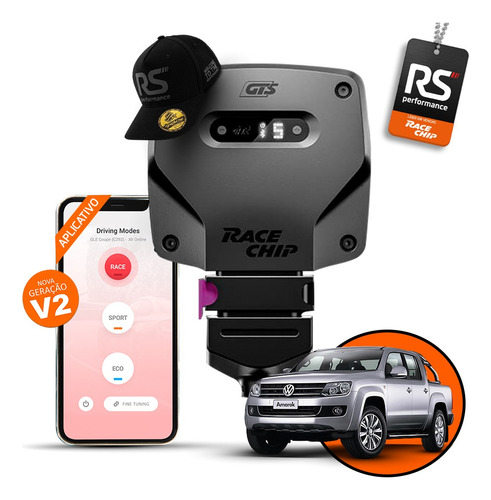 Racechip Vw Amarok 2.0 Bitdi Chip De Potência Gts + App V2