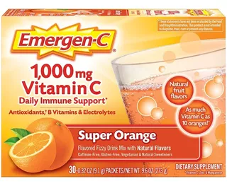 Emergen C Vitamina C Importada 30 Sobres Super Orange 2021