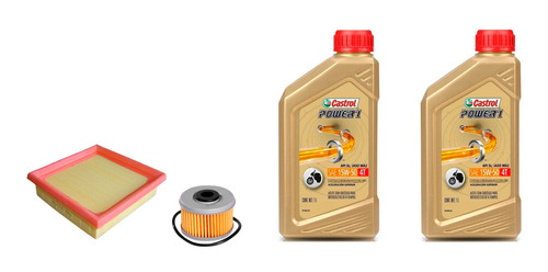 Kit Service Filtro + Power1 15w50 Honda Tornado Xr250