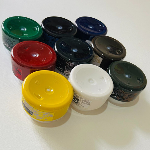 Imagen 2 de 3 de Gama Completa Tinta Coyote P/grabado 200gm, 5 Colores +medio