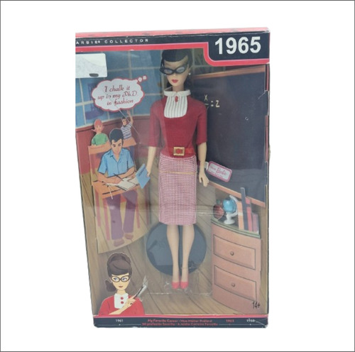 Barbie 1965 Teacher Professora Cápsula Tempo Repro  Favorite