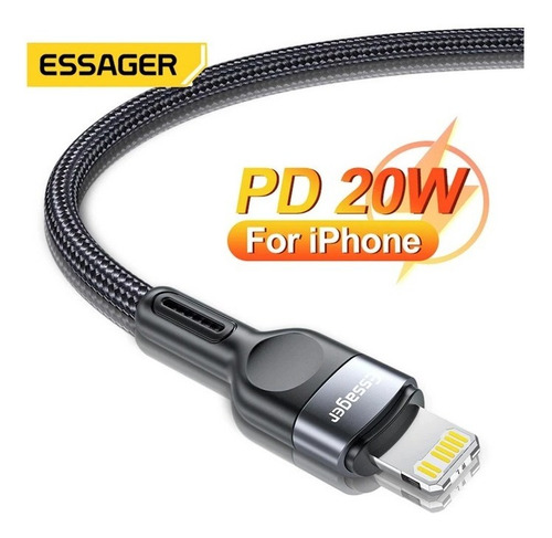 Cable Type-c Para iPhone Y iPad - Tipo C A Lightning Pd 20w