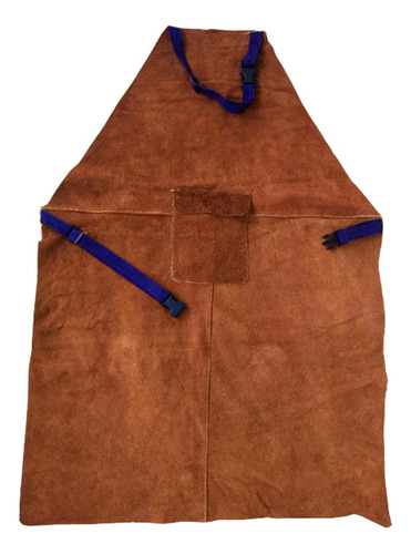 Delantal De Soldadura Delantal Resistente 70cmx100cm Marrón