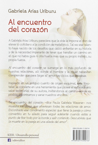 Imagen 2 de 2 de Libro Al Encuentro Del Corazon De Gabriela Arias Uriburu