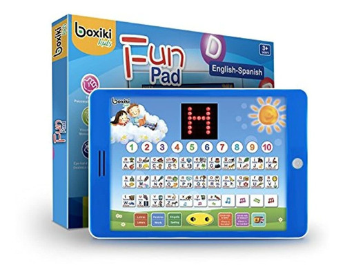 Tableta Española-inglesa/juguete Educativo Bilingüe Con Pant