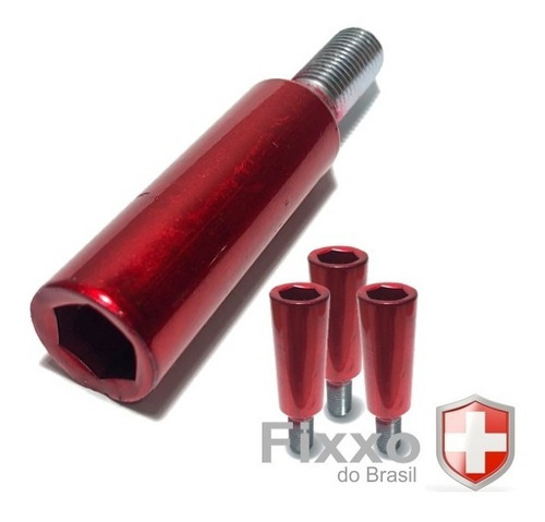 Imagem 1 de 9 de Parafuso Lob Allen Colorido 16+1pç Vermelho Fiat Stilo Punto