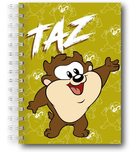 Cuaderno De Baby Looney Toons + Separador A Tono - Taz
