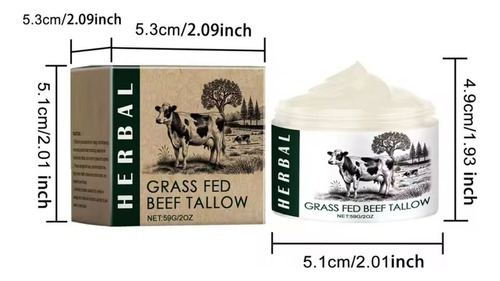 La Crema Hidratante De Grasa De Vaca Nutre E Hidrata