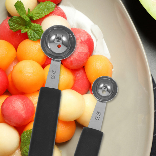 Cuchara Para Recoger Bolas De Fruta Para Helado, 4 Unidades
