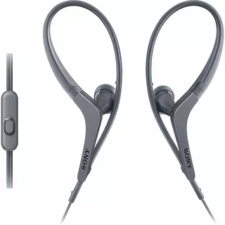 Auriculares Sony Mdr-as410ap/b - Sport - Earphones Con Mic - In-ear - Over-the-ear Mount - Gray