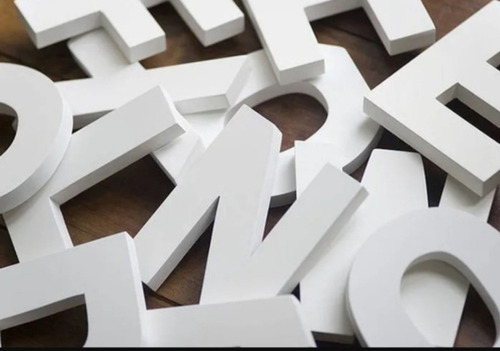 10 Letras Plástico 20cm Impressão 3d Fachadas Comércio