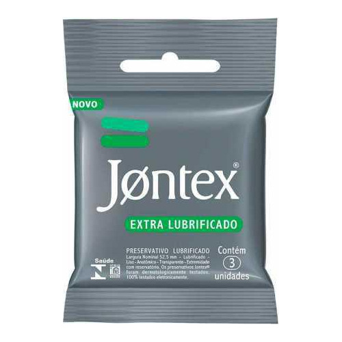 Kit Com 02 - Preservativo Jontex Comfort Plus - 3 Un Cada