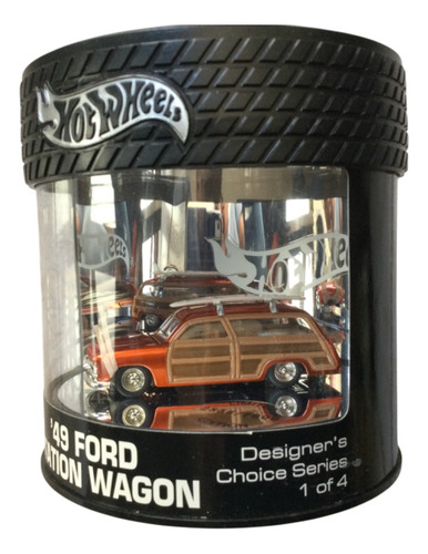 Hot Wheels Designer's Choice Series 1 Of 4 1949 Ford Wagon Naranja Metálico
