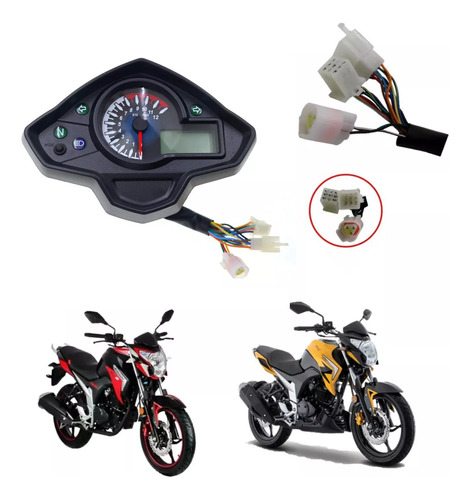 Tablero/velocimetro Para Moto 250z 250sz 250z Negra Nuevo