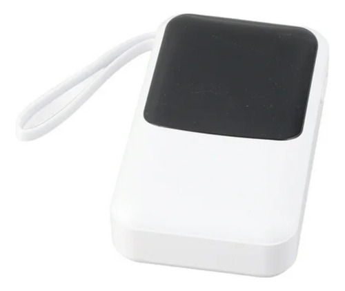 Cargador Portátil Power Bank 5000mah 4 Cables Integrados Negro