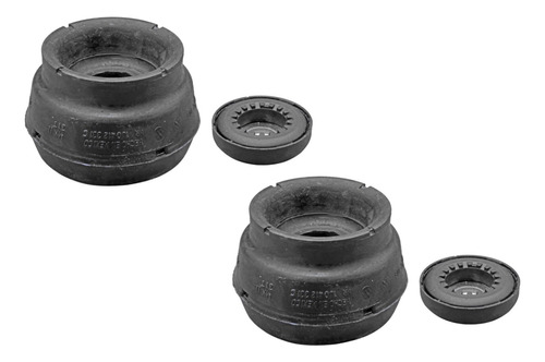 Kit 2 Base Amortiguador Delanteras Para Vw Jetta 1988 1989