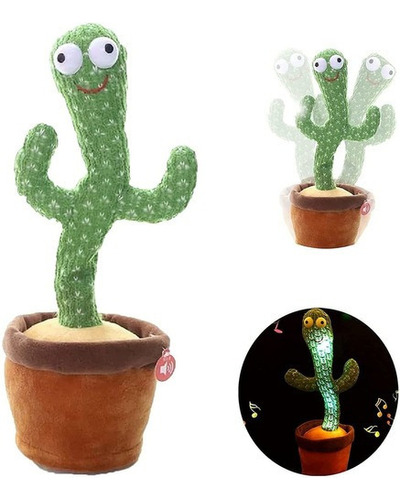 Juguete Parlante Cactus Cantando Y Balanceándose