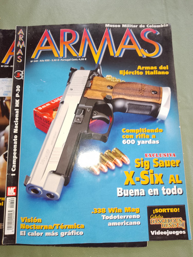 Lote De Revistas Portuguesa Armas 2009 Y 2012 (Usado)