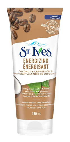Exfoliante Facial St Ives Energizing Coconut & Coffe 170 G