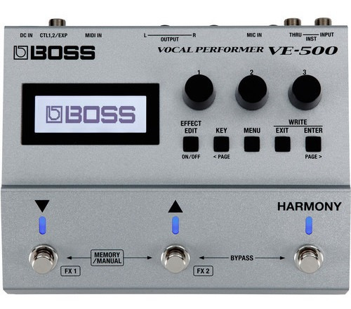 Boss Ve-500 Pedal De Efectos Vocal Performer Effects