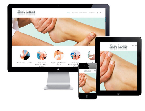 Site Para Clínica De Fisioterapia,consultórios Terapeutas