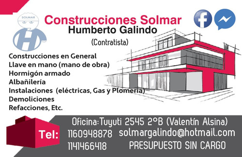 Imagen 10 de 10 de Losa De Hormigon Armado $20.000 El M2 Empresa Solmar