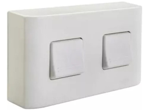 Doble Interruptor Punto Exterior De Superficie Marca Richi