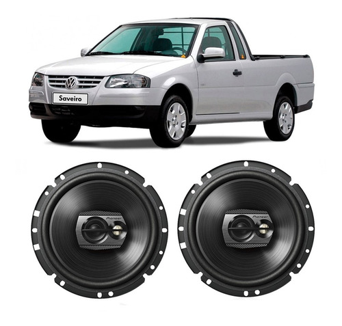 Alto Falante Vw Saveiro G4 2006 A 2012 Pioneer 100w Rms